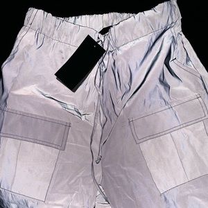 Fluorescent cargo pants